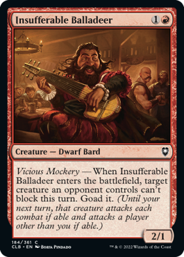 Battle for Baldur's Gate 184/361 Insufferable Balladeer