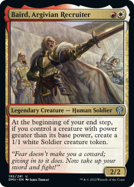 Dominaria United 195/281 Baird, Argivian Recruiter