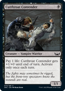 Streets of New Capenna 073/281 Cutthroat Contender