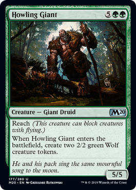 Core Set 2020 177/280 Howling Giant