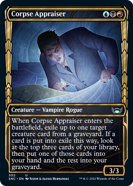 Streets of New Capenna 302 Corpse Appraiser (Golden Age Frame)