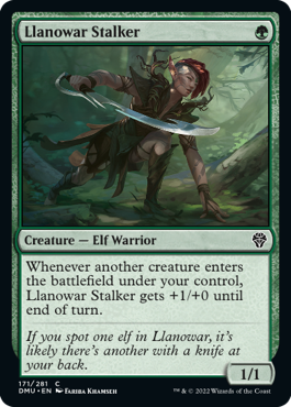 Dominaria United 171/281 Llanowar Stalker