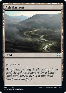Streets of New Capenna Commander 386 Ash Barrens