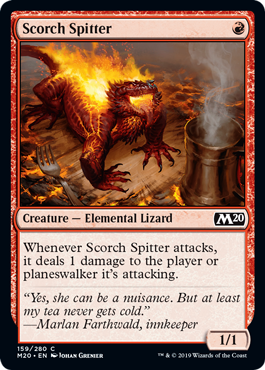 Core Set 2020 159/280 Scorch Spitter