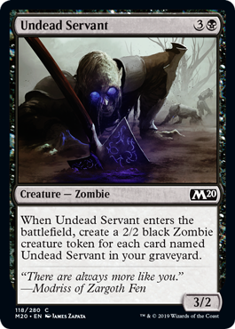 Core Set 2020 118/280 Undead Servant