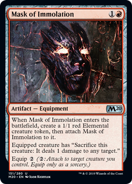 Core Set 2020 151/280 Mask of Immolation