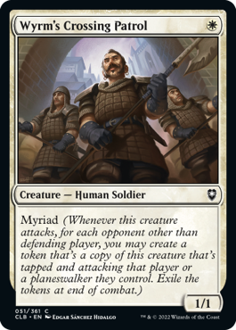 Battle for Baldur's Gate 051/361 Wyrm's Crossing Patrol (Foil)