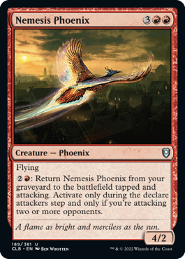 Battle for Baldur's Gate 189/361 Nemesis Phoenix (Foil)
