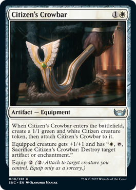 Streets of New Capenna 008/281 Citizen's Crowbar