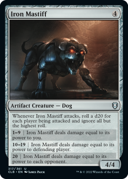 Battle for Baldur's Gate 317/361 Iron Mastiff