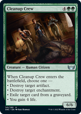 Streets of New Capenna 141/281 Cleanup Crew