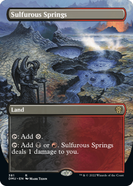 Dominaria United 381 Sulfurous Springs (Borderless)
