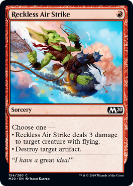 Core Set 2020 154/280 Reckless Air Strike