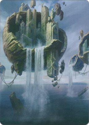 Zendikar Rising Art Series 11/81 Island - Anna Steinbauer