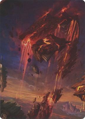 Zendikar Rising Art Series 17/81 Mountain - Adam Paquette