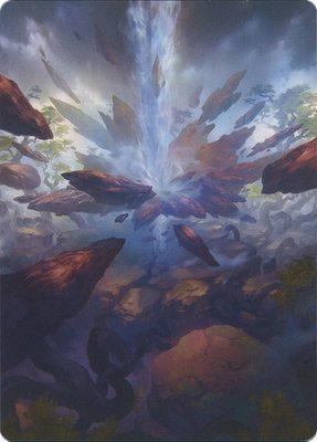 Zendikar Rising Art Series 35/81 Prismatic Vista - Sam Burley