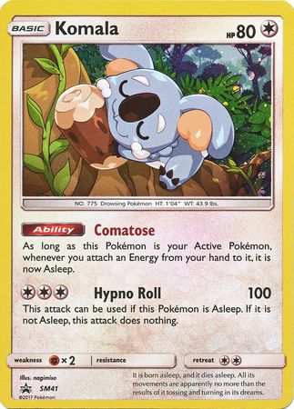 Sun & Moon Promo SM041 Komala (Cosmos Holo)