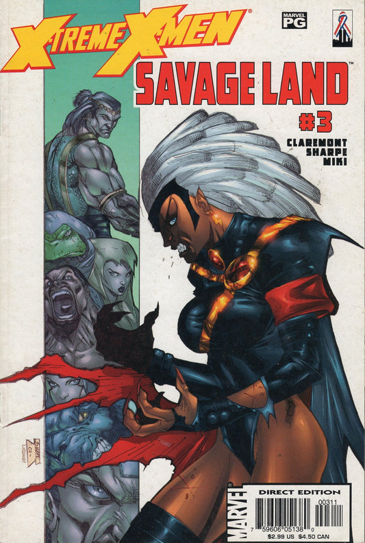 X-treme X-men Savage Land #3 Marvel Comics