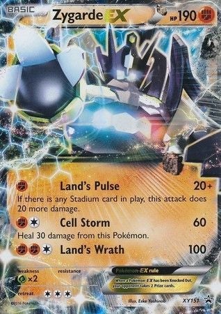 XY Promo XY151 Zygarde EX (Half Art)